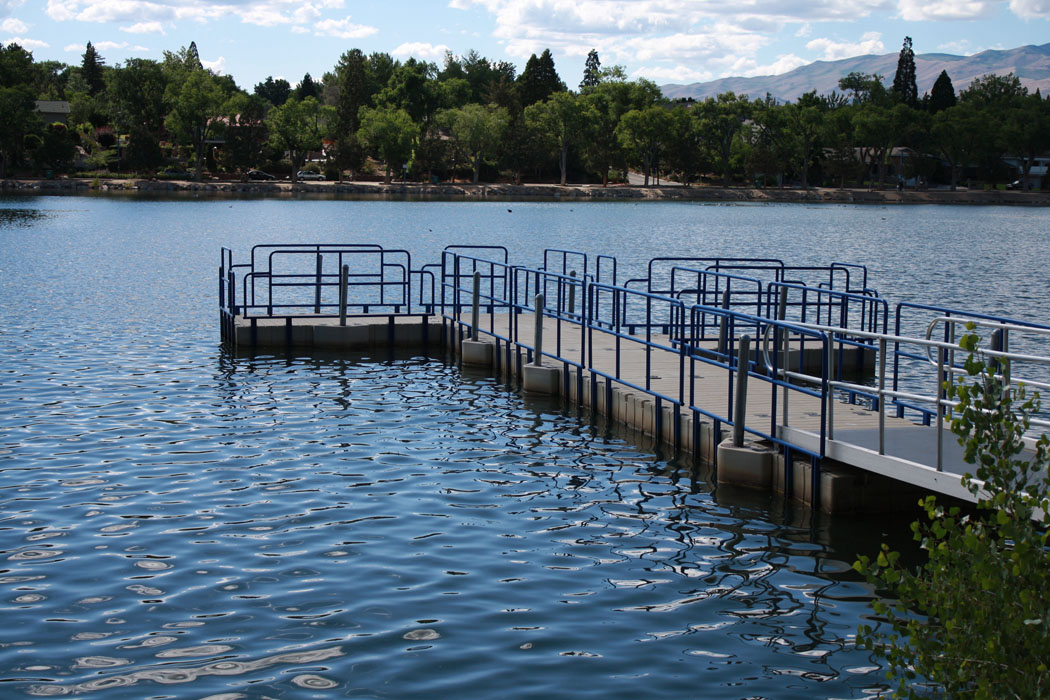 virginia lake fishing pier